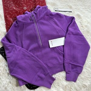 lululemon athletica | Sweaters | Scuba Oversized Halfzip Hoodiemoonlit  Magenta | Poshmark
